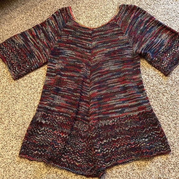 Girls Multi Color Knit Top - Picture 2 of 4